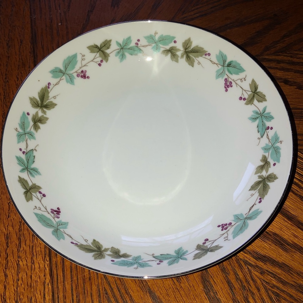 Vintage Fine China salad bowl